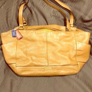 Coach Park leather tote bag